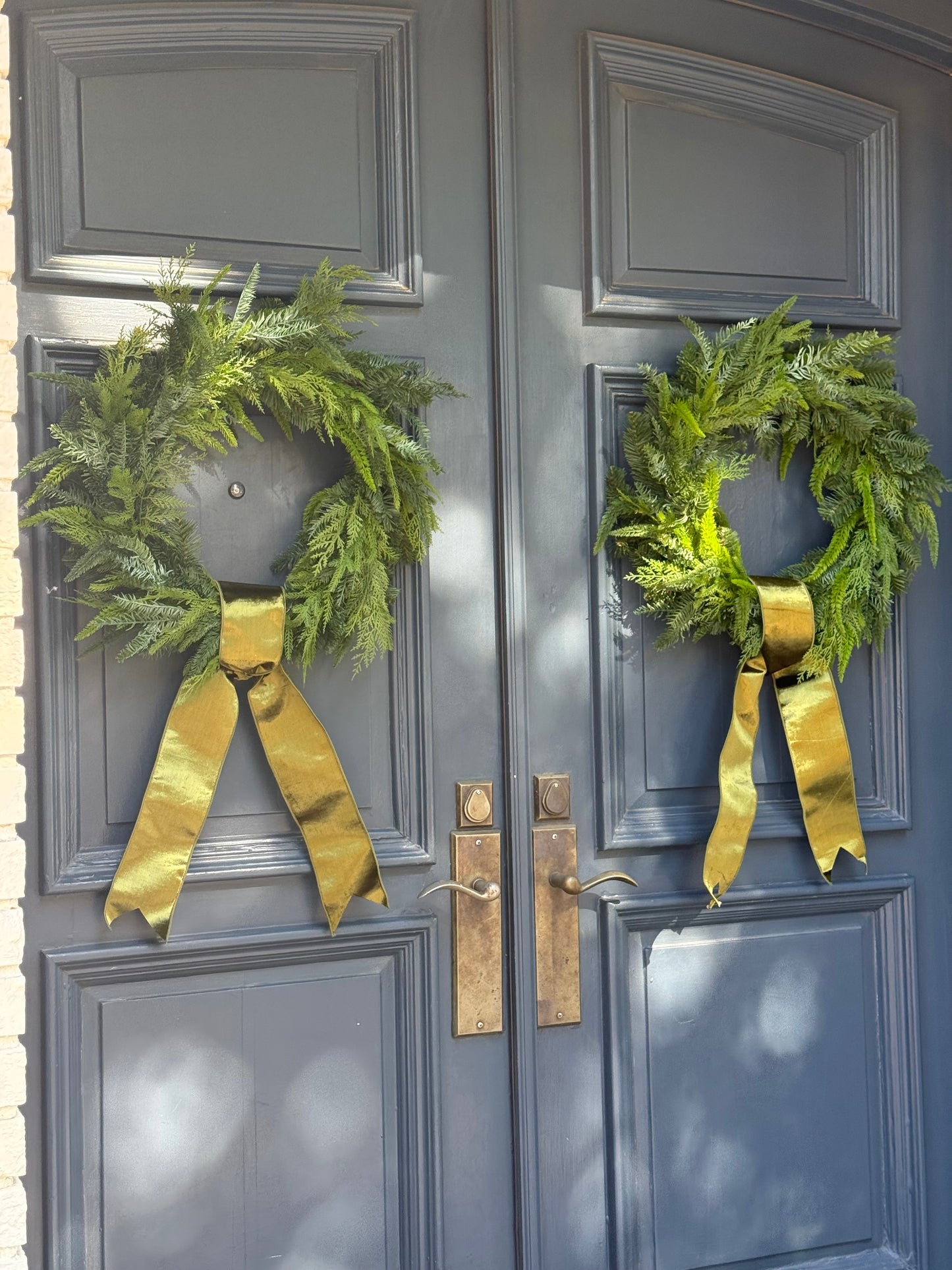 4” Velvet Sash in Moss Green