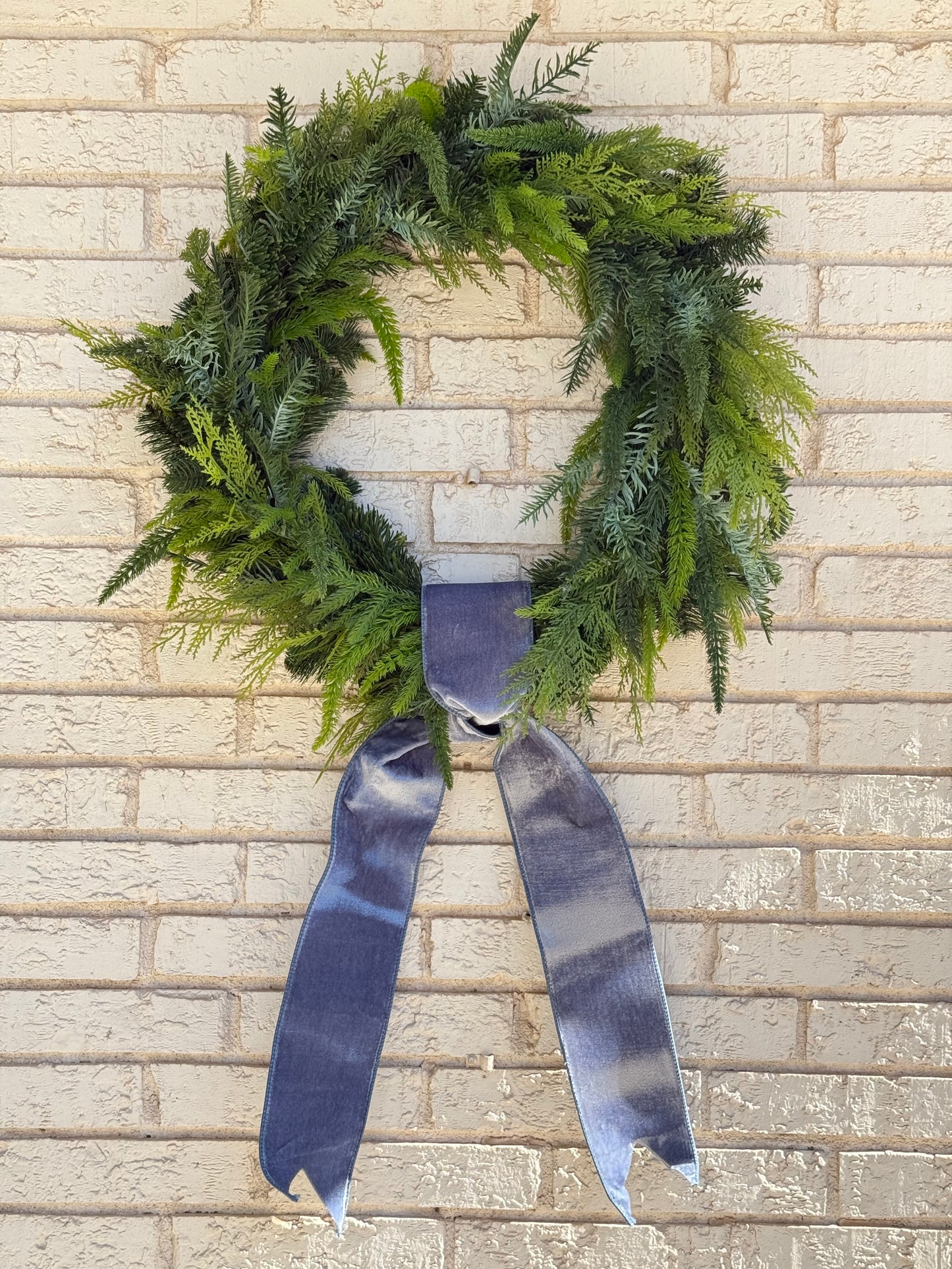 4” Velvet Sash in English Blue