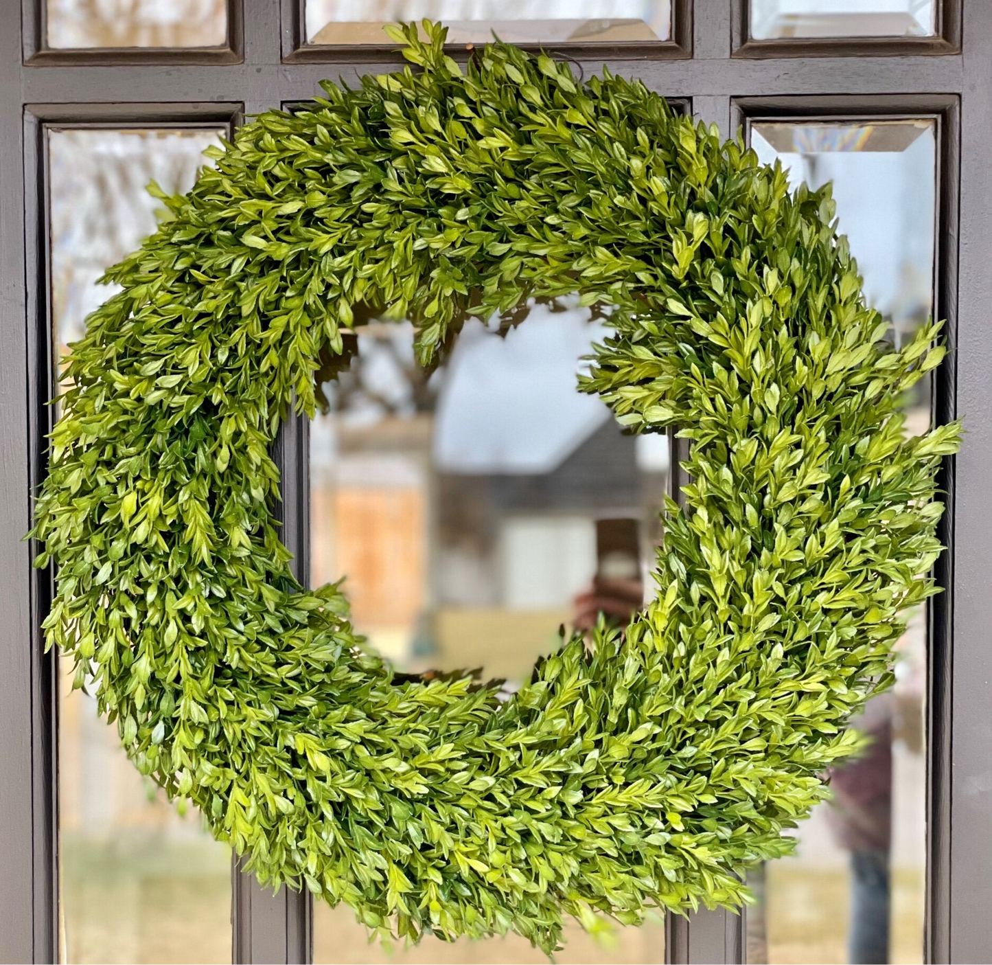 24” Tea Leaf Wreath