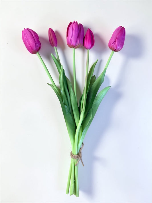 Faux Dutch Tulips: Fuchsia