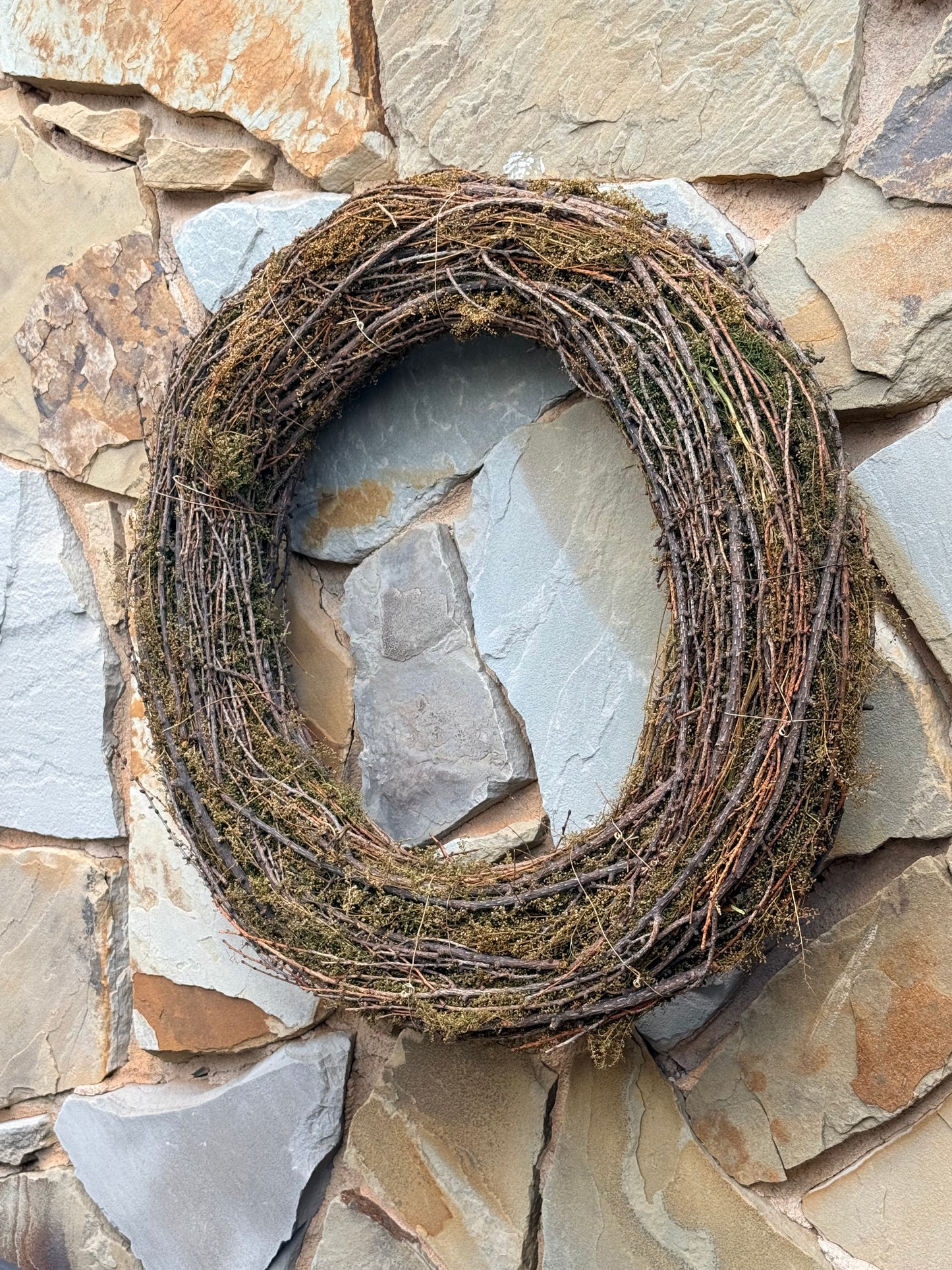 24” Moss & Twig Wreath