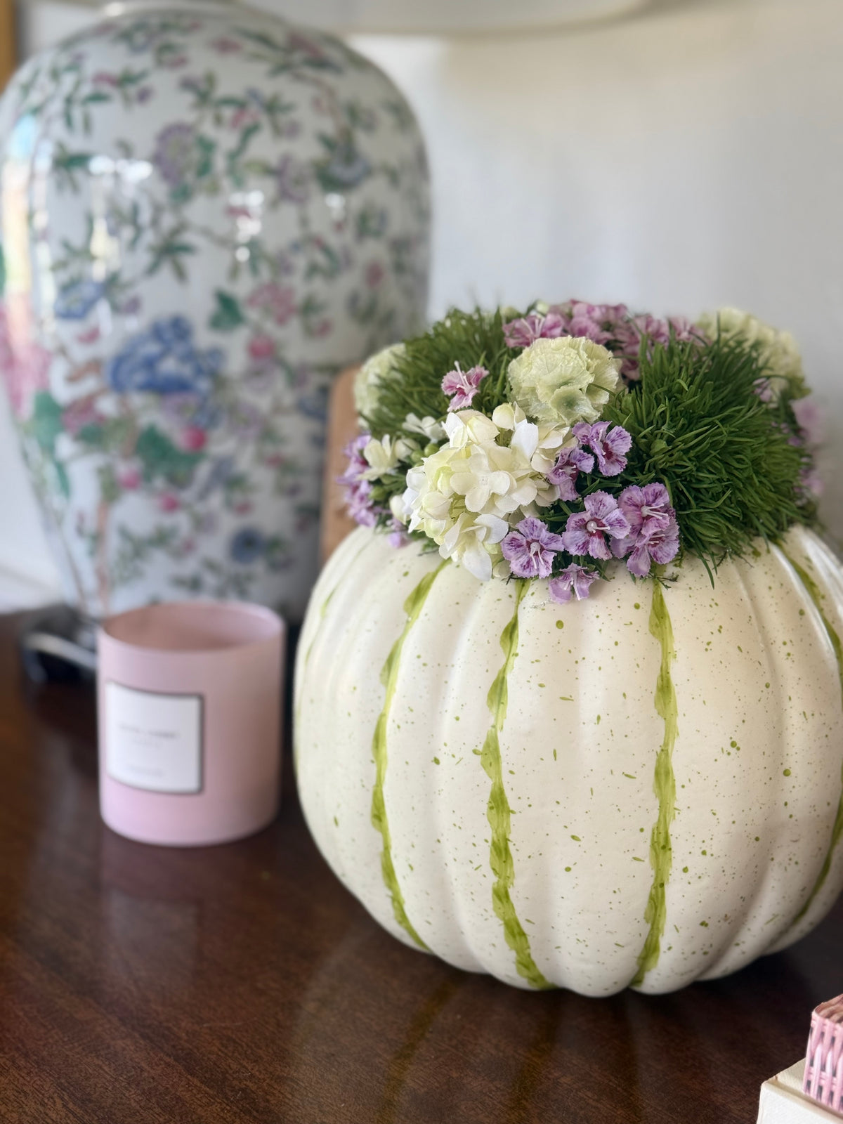 Botanical Faux Pumpkin