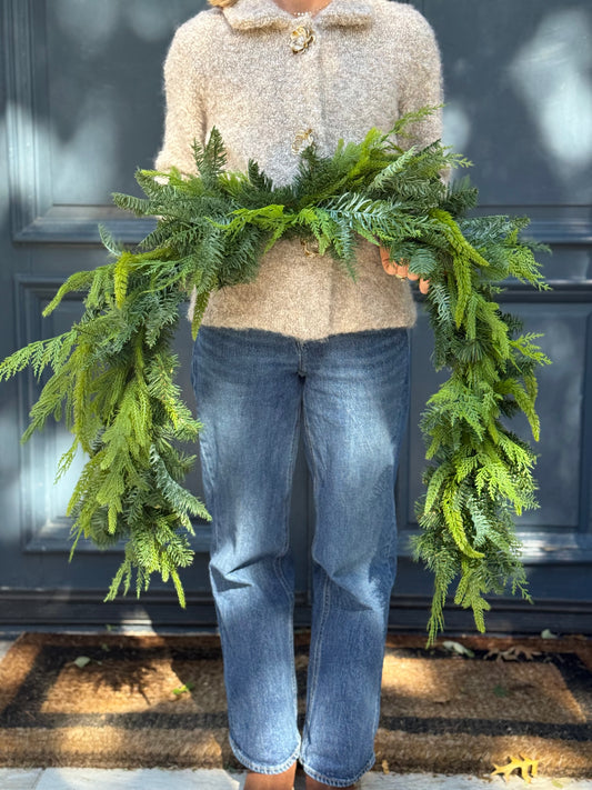 5ft Faux Cedar + Pine Mix Swag