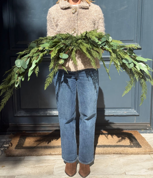 5ft Faux Cedar + Eucalyptus Swag