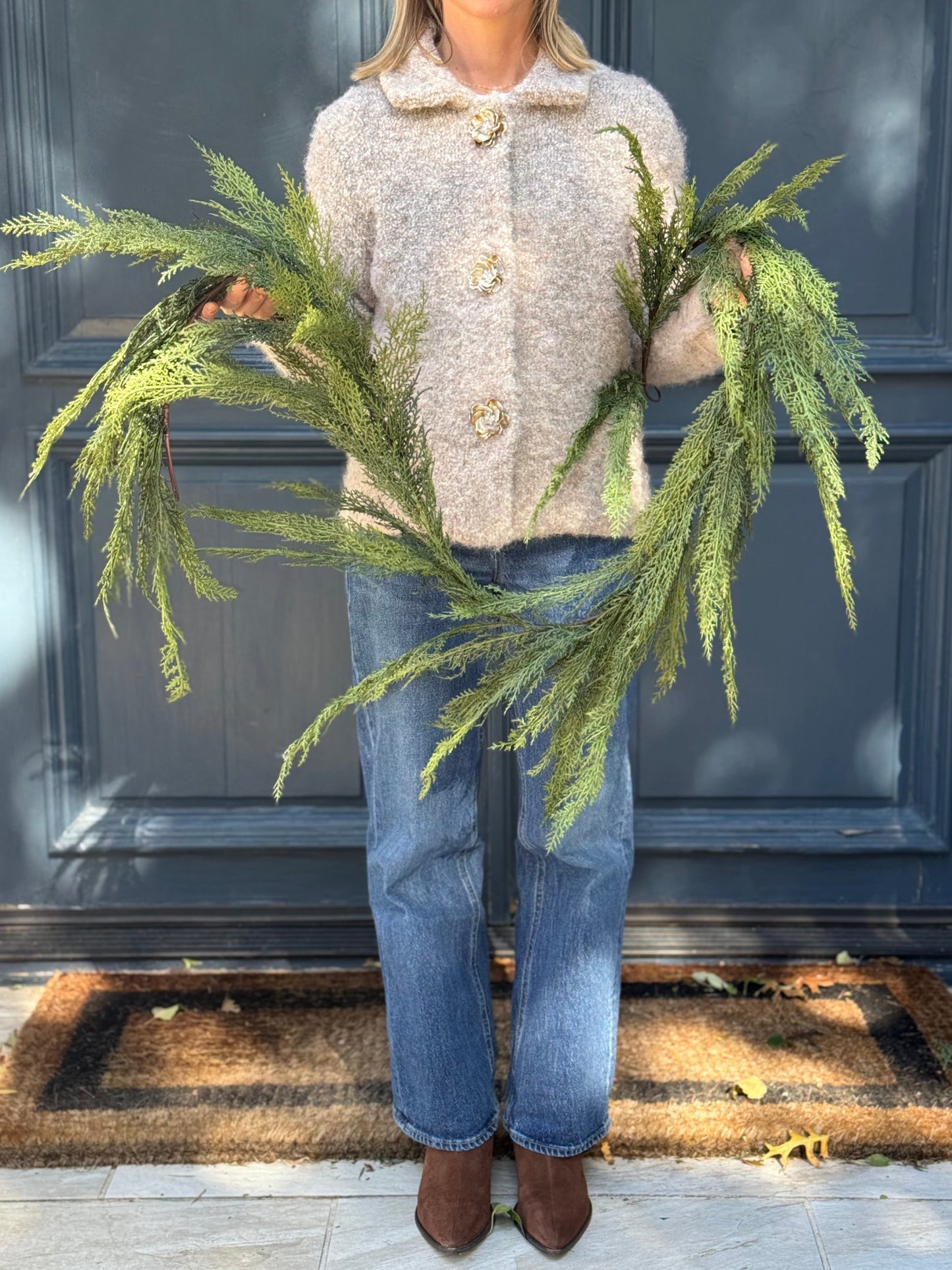 6.5ft Faux Cedar Garland