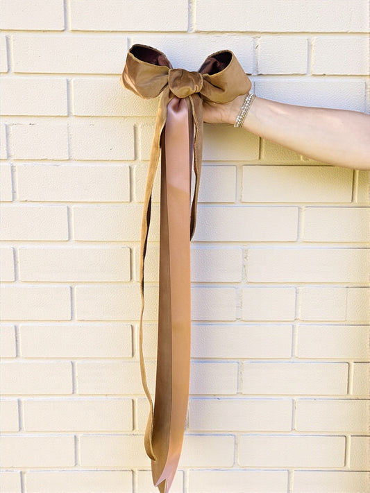 Streamer Bow: Monochrome Golds