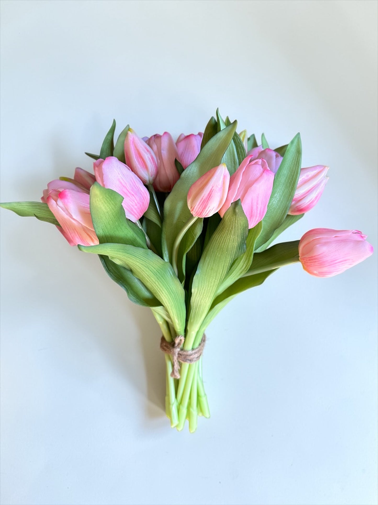 21 Fine Faux Tulips: Light Pink