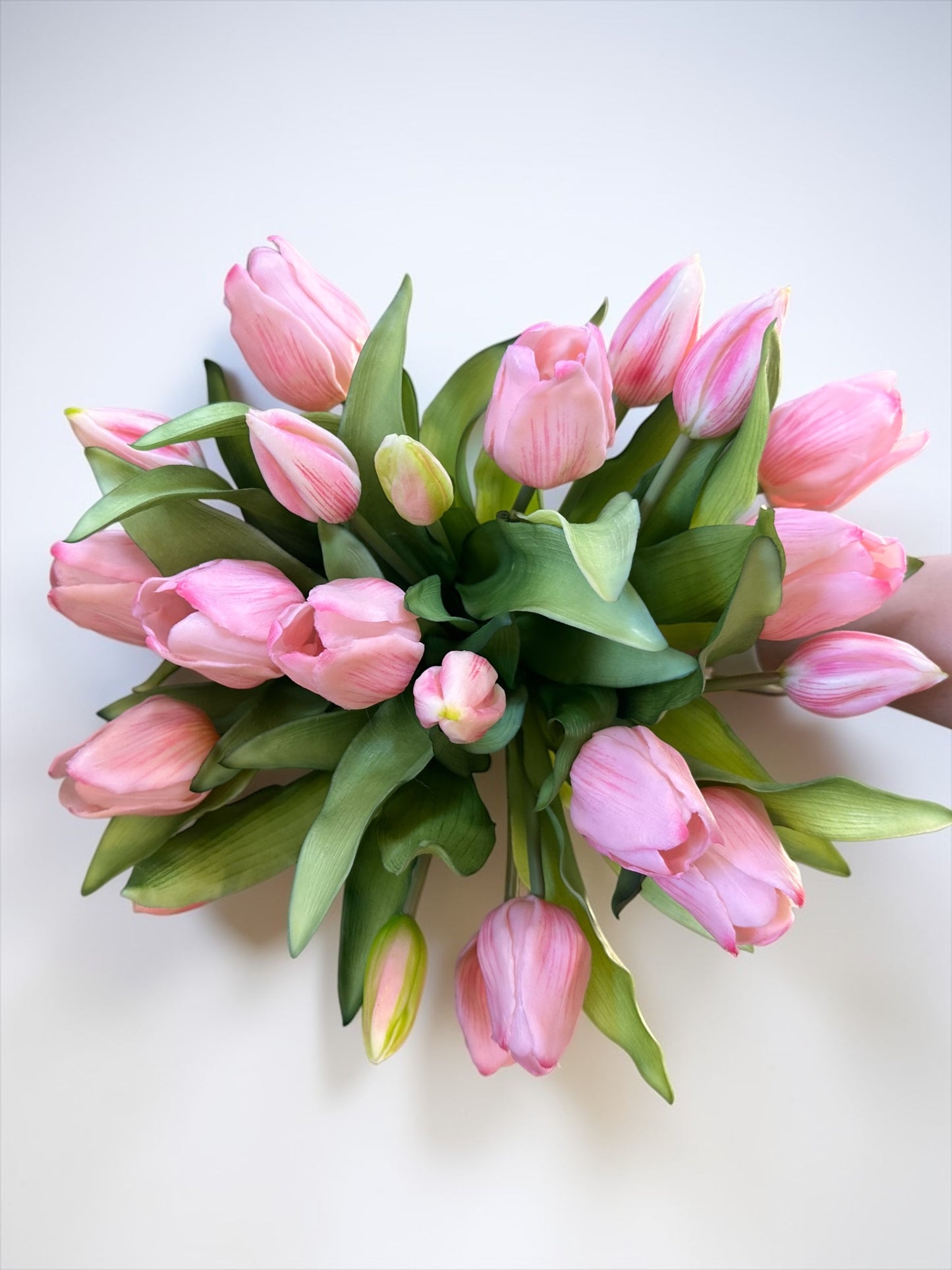 21 Fine Faux Tulips: Light Pink